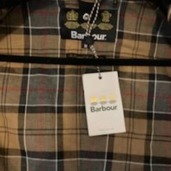 Barbour Jacket, size Medium, color Navy blue - Picture 3 of 4